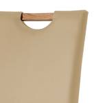 Sedia imbottita Talagante (set da 2) Vera pelle - Beige