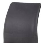 Gestoffeerde stoelen Wellstead (2 stuk) microvezel/metaal - antracietkleurig/zwart - Antracietkleurig/zwart