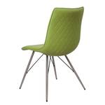 Sledestoelen Winc (2-delige set) kunstleer - Appelgroen