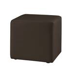 Cube capitonné Cube Cuir synthétique - Marron