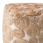 Pouf Dindori Mischgewebe - Beige