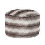 Pouf Fury Grigio - Marrone