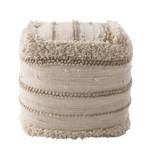 Pouf Raipura Wolle - Creme