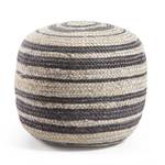 Pouf Saht I Jute - Beige / Gris