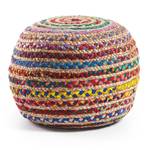 Pouf Saht II Jute - Multicolore