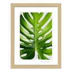 Impression d’art Manaus Vert - Blanc - Papier - 45 x 35 x 3.2 cm