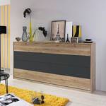 Opklapbed Albero San Remo eikenhouten look/grijs