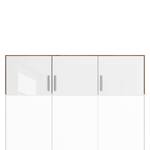 Rehausse pour armoire KiYDOO 1 porte Blanc brillant / Imitation chêne de Stirling