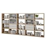 Open kast Concept IV Eikenhouten look/wit