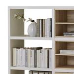 Open kast Concept IV Hoogglans wit/eikenhouten look