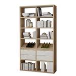 Open kast Concept IX Eikenhouten look/wit