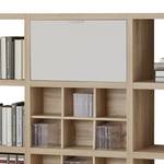 Open kast Concept V Eikenhouten look/wit