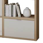 Open kast Concept VII Eikenhouten look/wit