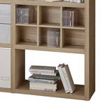 Open kast Concept VIII Eikenhouten look/hoogglans wit