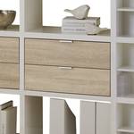 Etagère Concept XII Blanc crème / Chêne naturel