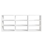 Libreria Empire Bianco lucido - 276 x 112 cm