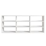 Libreria Empire Color bianco crema - 276 x 112 cm