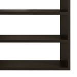 Libreria Empire Effetto quercia nero marrone - 241 x 221 cm