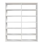 Libreria Empire Color bianco crema - 185 x 221 cm