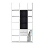 Etagère Emporior III Blanc / Noir - Blanc / Noir - Sans éclairage