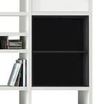 Etagère Emporior IV Blanc / Noir - Blanc brillant / Noir - Sans éclairage