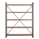 Étagère MANCHESTER 4 rangements 150 cm Acacia massif - Format large