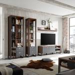 Tv-meubel Marton Stirling eikenhouten look/licht antracietkleurig
