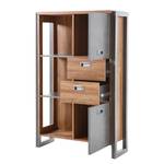 Open kast Marton III Stirling eikenhouten look/licht antracietkleurig