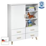 Open kast Mieke I Wit - Plaatmateriaal - 93 x 129 x 42 cm