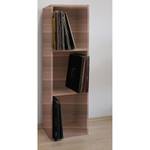 Open kast Platto Notenboomhouten look