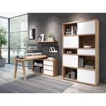 Bureau d'angle Rya Blanc brillant