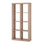 Etagère Shelfy Chêne clair 8 compartiments