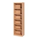 Etagère soft Plus I Imitation hêtre - Compartiments : 6 - Hauteur : 194 cm