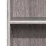 Scaffale Soft Plus II Effetto quercia grigio argento - Scomparti: 4 - Altezza: 110 cm