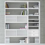 Etagère Emporior II.A Blanc - Blanc brillant / Blanc - Sans éclairage