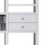 Kast Emporior II.A wit/eikenhoutimitatie - Wit/Sonoma eikenhouten look - Met verlichting