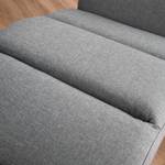 Chaise longue Califfo tessuto strutturato grigio