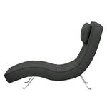 Fauteuil de relaxation Long Island Tissu Tissu Zahira : Anthracite