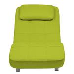 Fauteuil de relaxation Long Island Tissu Tissu Zahira : Citron vert