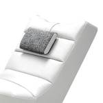 Chaise de relaxation Murcia Cuir synthétique blanc