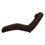 Chaise Longue Ohara Effetto pelle anticata marrone scuro