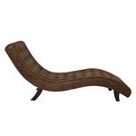 Relaxfauteuil Snake microvezel bruin