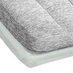 Chaise longue de relaxation Vascan I Cuir synthétique / Tissu structuré - Gris clair
