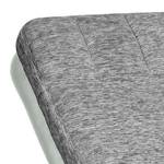 Chaise longue de relaxation Vascan I Imitation cuir / Tissu structuré - Gris clair
