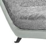 Chaise longue de relaxation Vascan I kunstleer/structuurstof - Gris clair