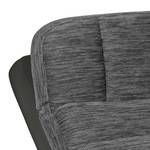 Chaise longue de relaxation Vascan II Cuir synthétique / Tissu structuré - Gris