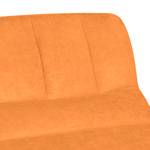 Relaxfauteuil Vascan kunstleer/geweven stof grijs - Taupe/oranje