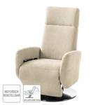 Fauteuil de relaxation Biar Tissu structuré - Beige clair