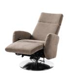 Fauteuil de relaxation Biar Tissu structuré - Beige chaud