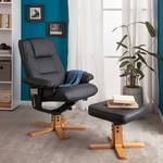 Fauteuil de relaxation Cosimo Cuir synthétique noir